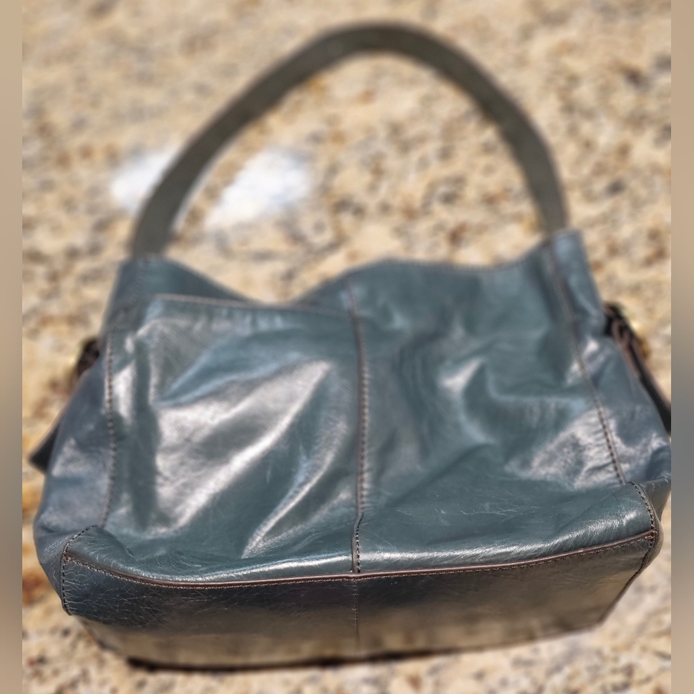 HOBO Render Shoulder Bag Deep MOSS LEATHER - Picture 11 of 11